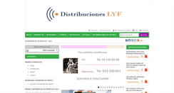 Desktop Screenshot of distribucionslyf.com